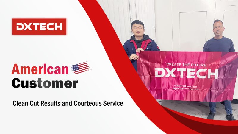 American Customer Reviews the DXTECH 1530SPT Exchange Table Metal Fiber Laser Cutting Machine
