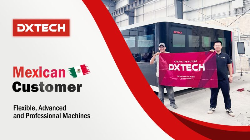 Mexican Clients Feedback the DXTEHC 2560SGP Carbon Sheet Metal CNC Fiber Laser Cutting Machine