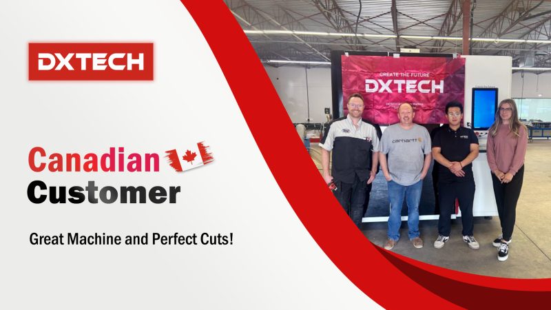 Canadian Customer Amazed by DXTECH 1530SL Sheet CNC Fiber Laser Cutting&Welding&Press Brake Machine