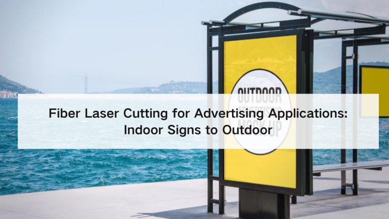 advertising fiber laser cutting machine metal cutting machine for signs