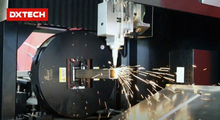 automatic tube laser cutting machine china metal tube fiber laser cutting machine