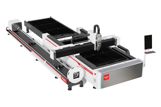china plate and tube fiber laser cutting machine china plate tube laser cutting machine