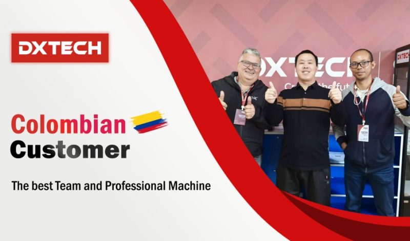 Colombian Customer Visited DXTECH and Ordered 1530FLT Metal Sheet and Tube Laser Cutting Machine and 4 in 1 Laser Welder4