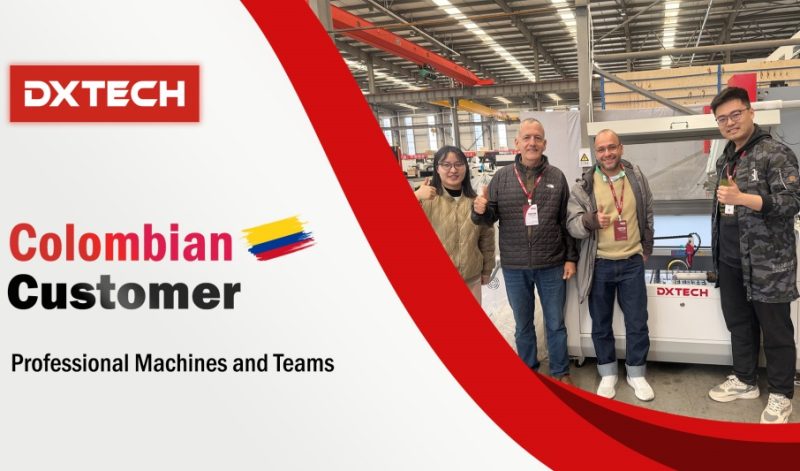 Colombian Customer Visited DXTECH and Purchased 150W CO2 Acrylic Laser Cutting Machine and Laser Welding Machine