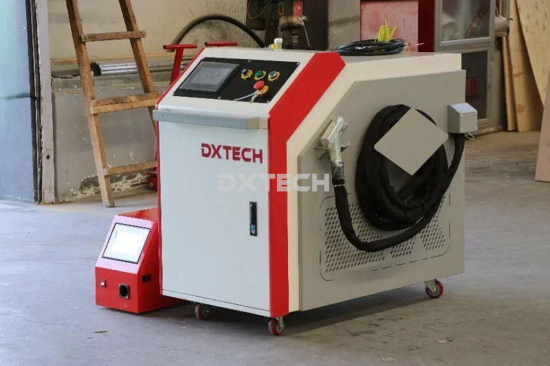 dxtech 1500w fiber laser welding machine shipped to spain (5)