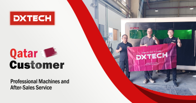 DXTECH 1530SPT 6000w fully enclosed sheet and tube laser cutting machine in Qatar