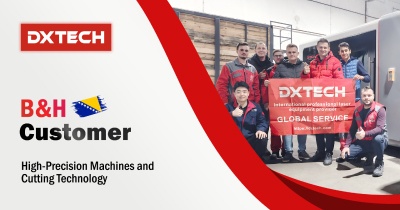 DXTECH 1530SPT fully enclosed sheet and tube metal fiber laser machine in Bosnia and Herzegovina