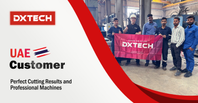 DXTECH 3kW 1530FL steel fiber laser cutting machine in UAE
