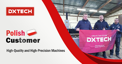 DXTECH sheet and tube laser cutting machine in Poland