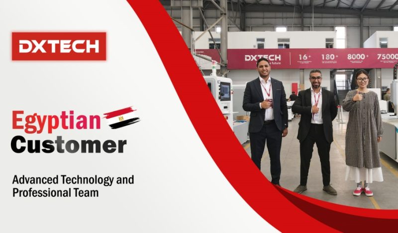 Egyptian Customer Visited DXTECH and Ordered FL 3KW Metal Sheet Laser Cutting Machine and TK Laser Tube Machine