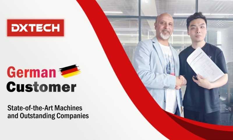 German Customers Visited DXTECH and Ordered 1530SL 6KW All Cover Fiber Laser Cutting Machine and 4 in 1 Laser Welder2