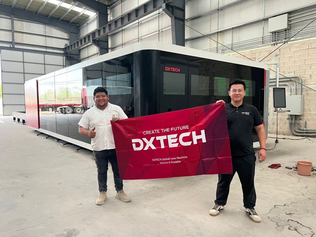 Mexican Clients Feedback the DXTEHC 2560SGP Carbon Sheet Metal CNC Fiber Laser Cutting Machine