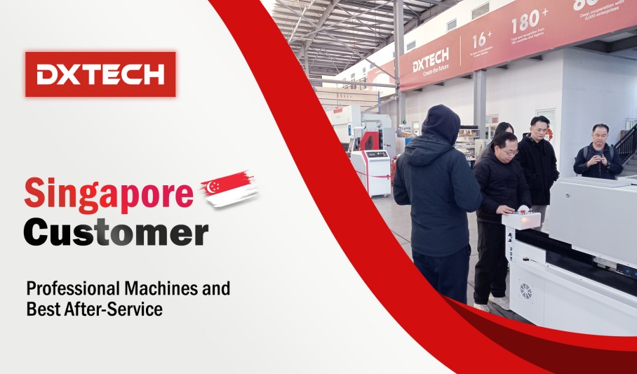 Singapore-Customers-Came-to-DXTECH-to-Buy-SL-5KW-Carbon-Steel-Fiber-Laser-Cutting-Machine-and-CO2-Engraving-Machine