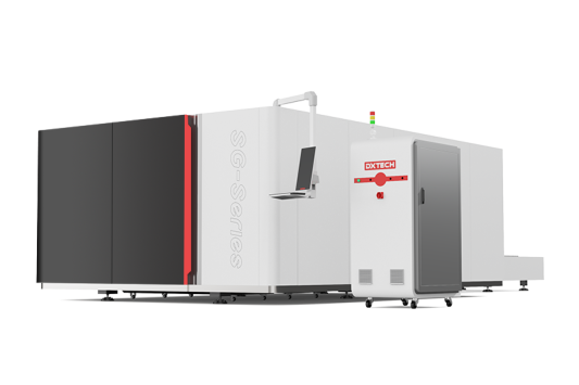 8000w fiber laser cutting machine full cover protected laser cutting machine