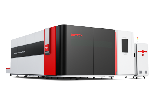 All Cover Fiber Laser Cutting Machine with Exchange Platform