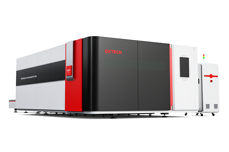 All Cover Fiber Laser Cutting Machine with Exchange Platform