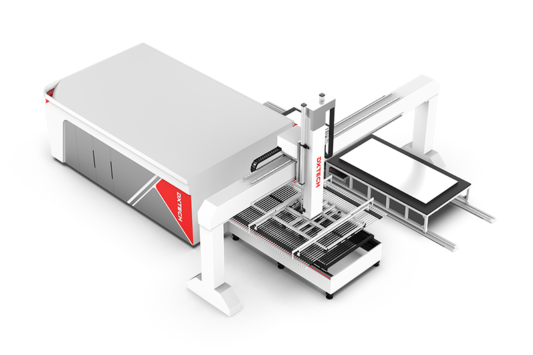 Automatic Loading and Unloading System for Metal Sheet